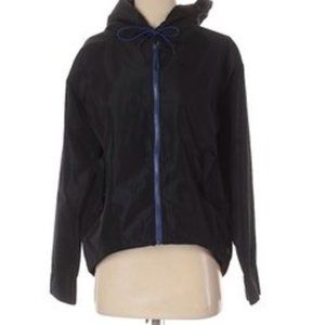 MPG black windbreaker activewear outerwear Rain Jacket S